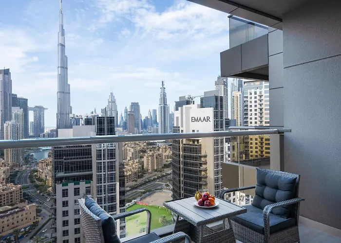 Luxurious Studio In Elite With Burj Khalifa View